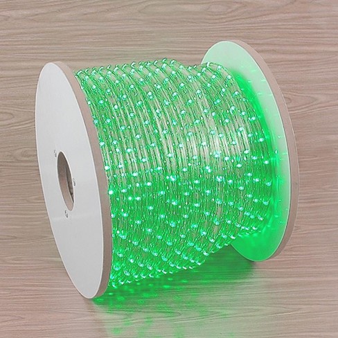 Novelty Lights Green Led Rope Light Spool, 1/2
