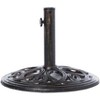 Gardenised Outdoor Patio Cast Iron Umbrella Base Holder Stand - 4 of 4