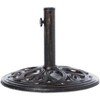 Gardenised Outdoor Patio Cast Iron Umbrella Base Holder Stand - image 4 of 4