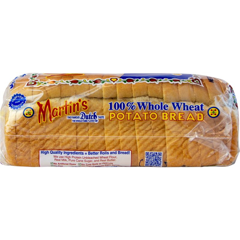 Martin's 100% Whole Wheat Potato Bread - 20oz, 3 of 11