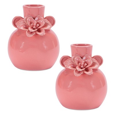 Storeware Vase with Floral Accent