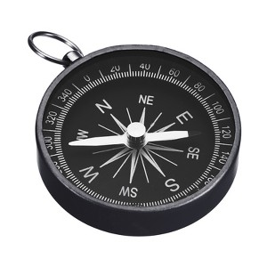 Unique Bargains Survival Gear Outdoors Camping Hiking Direction Navigation Pocket Compass - 1 of 4