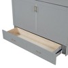 YOOCOZZ Queen Size Murphy Bed with Drawer, Sockets & USB Ports, and Pulley Structure - 4 of 4