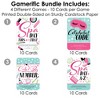 Big Dot of Happiness Spa Day - 4 Girls Makeup Party Games - 10 Cards Each - Gamerific Bundle - 3 of 4