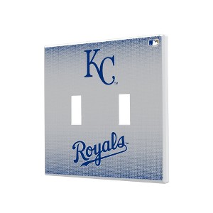MLB American League Teams Linen Hidden-Screw Light Switch Plate for Double Toggle - 1 of 4