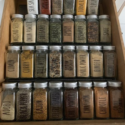 3oz 12pk Square Spice Jar Set - Threshold™ : Target