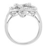 Silver Diamond Heart and Music Note Ring - 4 of 4