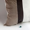 Slickblue Knitted Fabric Patchwork Sweet Lady Pillow - 19.7" Decorative Cushion with Down-Alternative Fill - 2 of 3