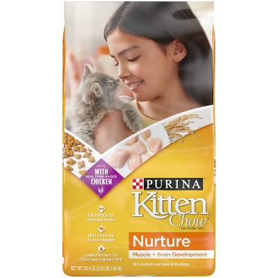 Purina Kitten Chow Nurture with Chicken Complete & Balanced Dry Cat Food - 50.4oz