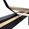 CAVINAS Full/Twin/Queen Upholstered Bed Frame with Linen Headboard,Living Room Bedframe,Slatted Platform Foundation,No Box Spring Needed - 4 of 4