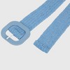 Anna-Kaci Elegant Straw Belt with Matching Woven Buckle - 4 of 4
