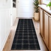 Garvee Area Rugs for Living Room Bedroom Modern Geometric Checkered Rug Non-Slip Stain-Resistant Carpet - 2 of 4