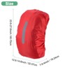 Unique Bargains Waterproof Backpack Rain Cover with a Vertical Reflective Strap for Hiking/Biking 1 Pc - 3 of 4