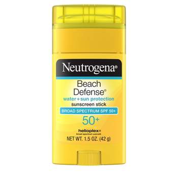 Neutrogena Beach Defense Oil-Free Body Sunscreen Stick - SPF 50+ - 1.5oz