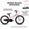Cesicia Kids Bike with 20 Inch Wheels, Only 1-Speed, Front V Brake, Rear Holding Brake, for 3-5 Years Old - 3 of 4