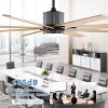 Sofucor 76'' Ceiling Fan with Lighted Industrial Smart Control Ceiling Fans - 4 of 4
