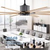 Sofucor 76'' Ceiling Fan with Lighted Industrial Smart Control Ceiling Fans - image 4 of 4