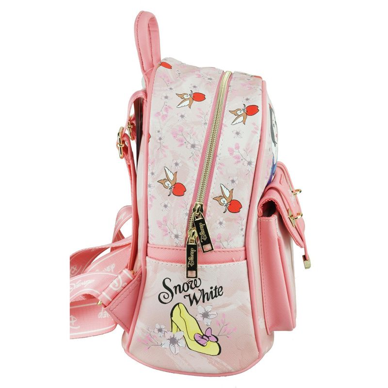 Disney Snow White Wondapop 11" Vegan Leather Mini Backpack, 3 of 9