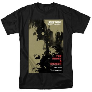 Star Trek Tng Season 1 Episode 16 Adult T-Shirt Black - 1 of 4