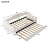 Daybed Twin XL - Modern Upholstered with Trundle for Bedroom Storage - 84" Wide - 3irtyhousy - 4 of 4