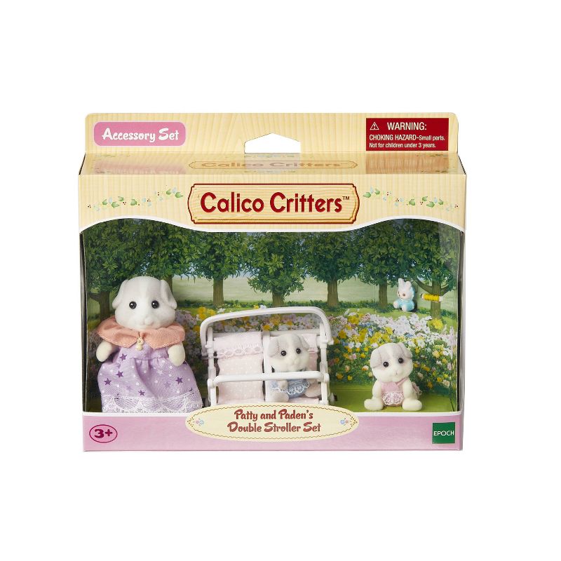 Calico Critters Patty & Paden's Double Stroller, 3 of 5