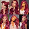 Jessie's Wig 24 Inch Body Wave Human Hair Glueless Wig 5x5 Pre Cut Lace Upgraded 99J 1 Pc/Pack - 4 of 4