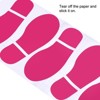 Unique Bargains Home Classroom Floor Stairs Decal PVC Footprint Sticker 8 Pairs - 4 of 4