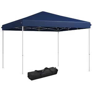 Outsunny 13' x 13' Pop-Up Gazebo Tent with 3-Level Adjustable Height, Instant Canopy Sun Shade Shelter with Carry Bag for Camping, Parties - 1 of 4