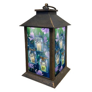 Briarwood Lane Spring Lantern 13.5" x 5.5" x 5.5" Be a Light To the World For Spring Lantern - 1 of 3