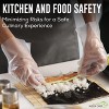 Bison Life Hybrid Disposable Food Safe TPE Gloves for Cooking, Kitchen Prep and Bakig, 11" Long Cuff - Powder & Latex Free - One Size - 200 ct - 3 of 4