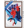 Trends International Marvel Spider-Man: Geometic Hero - Web-Slinger Framed Wall Poster Prints - 3 of 4