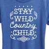 Women's - Instant Message - Stay Wild Country Child Short Sleeve Graphic T-Shirt - 2 of 4