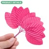 Unique Bargains Artificial Silk Wire Single Flower Leaves for DIY - 2 of 4