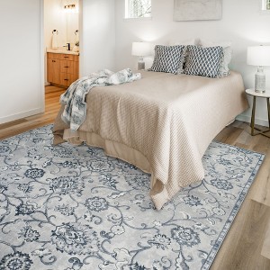 Gertmenian Flora Modern Casual Transtional Polyester and Polypropylene Easy Care Indoor Area Rug Collection - 1 of 4