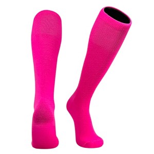 MK Socks USA Soccer Baseball Football League Tube Socks, Hot Pink - 1 of 3