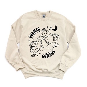 Simply Sage Market Women's Graphic Sweatshirt Cosmic Cowboy - 1 of 3