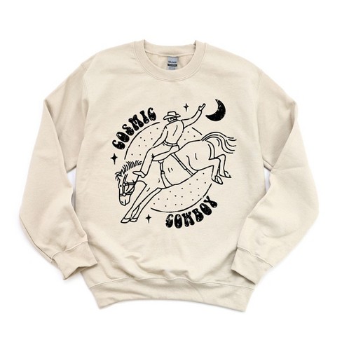 Simply Sage Market Women's Graphic Sweatshirt Cosmic Cowboy - image 1 of 3