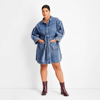 target blue jean dress