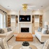 Parrot Uncle 48" Modern Gold Crystal Ceiling Fan with Light and Remote Flush Mount Ceiling Fan - 3 of 4