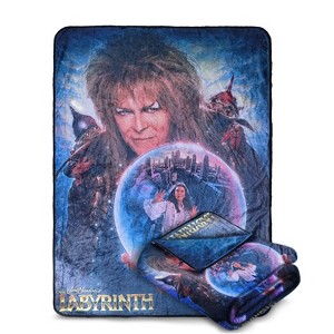 Bazillion Dreams Jim Henson's Labyrinth Fleece Softest Comfy Throw Blanket for Adults & Kids| Measures 60 x 45 Inches - 1 of 4