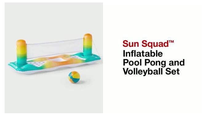 Inflatable Pool Pong and Volleyball Set - Sun Squad&#8482;, 2 of 6, play video