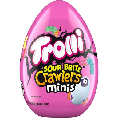 Trolli Sour Brite Crawlers Easter Candy Novelty Egg - 3.5oz