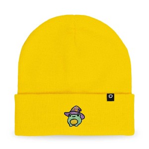 Dalix Sorcerer Frog Embroidered Beanie Hat Knit Cap Cold Weather Womens - 1 of 4