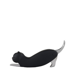 TrueZoo Allie the Black Cat Double Hinged Corkscrew, Novelty Wine Key, Waiter’s Corkscrew Bottle Opener, Halloween Gifts, 4.25x2.5x1 - 1 of 4