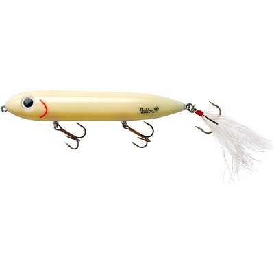 Heddon Feather Dressed Super Jr 1/2 oz Fishing Lure - Bone