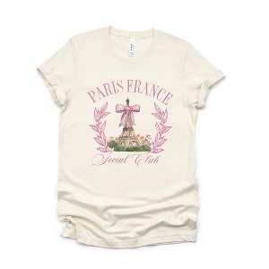 Simply Sage Market Women's Coquette Paris Social Club Short Sleeve Graphic Tee - 1 of 3