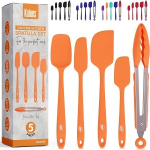 Kaluns Silicone Spatula and Tong Set, 5 Piece Set - 1 of 1