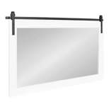 40" x 26" Cates Rectangle Wall Mirror White - Kate & Laurel All Things Decor