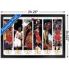 Trends International Michael Jordan - Championships Framed Wall Poster Prints - 3 of 4