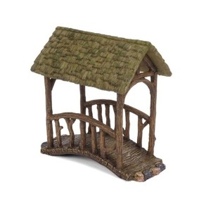 Marshall Home & Garden Fairy Garden Woodland Knoll Collection, Covered Bridge - 1 of 2